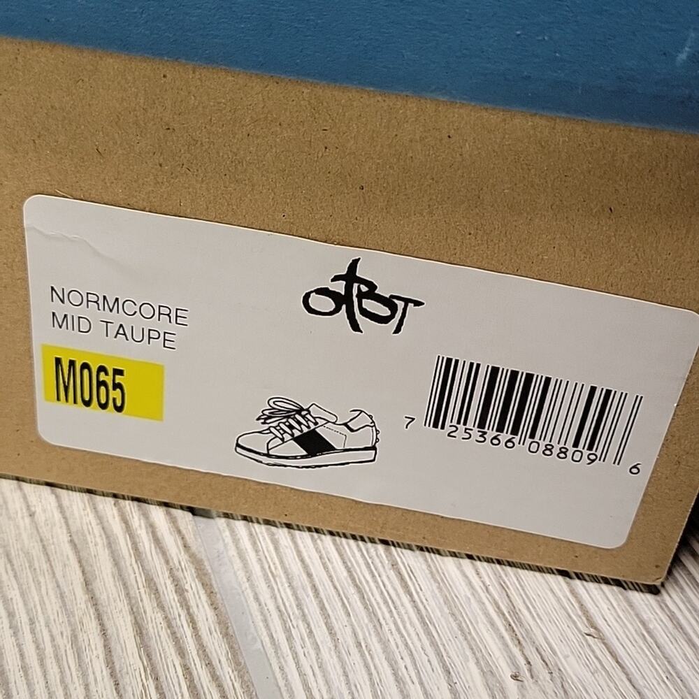 OTBT Normcore Mid Taupe Lace Up Leather Sneakers Womens Size 6.5 NEW - Picture 13 of 14